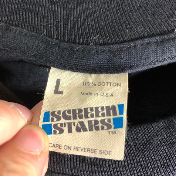 1983 DEF LEPPARD Pyromania Rock Till We Drop Tour single stitch tee shirt LARGE - Picture 4 of 7